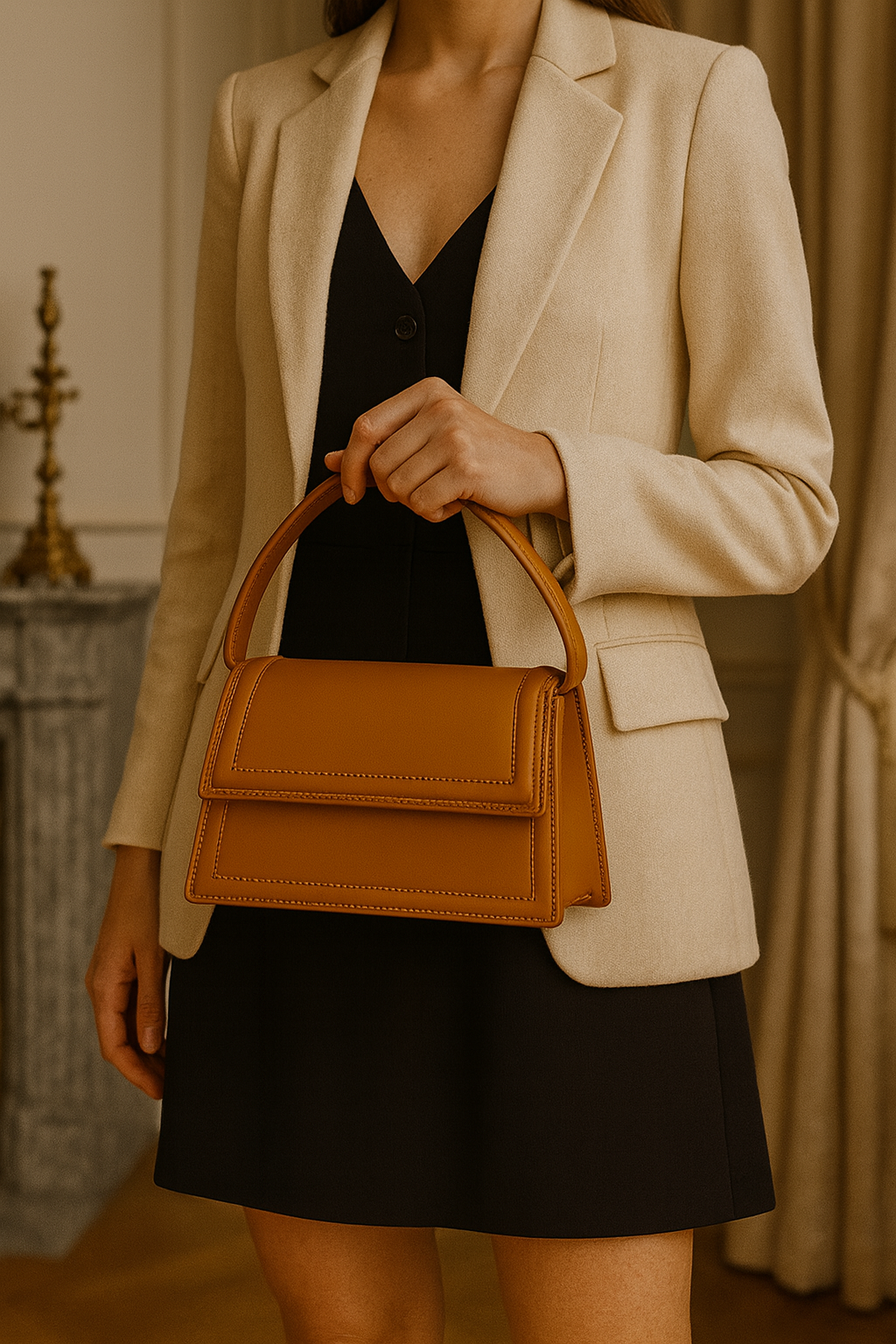 Sac à main Camel
